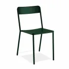 Outdoor Stackable Metal Chair Made in Italy, 4 Pieces - Xylia Viadurini