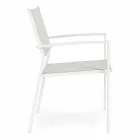 Stackable Outdoor Chair in Textilene Homemotion, 6 Pieces - Narcissa Viadurini