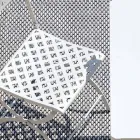 Folding Outdoor Chair in Galvanized Steel Made in Italy 2 Pieces - Selvaggia Viadurini