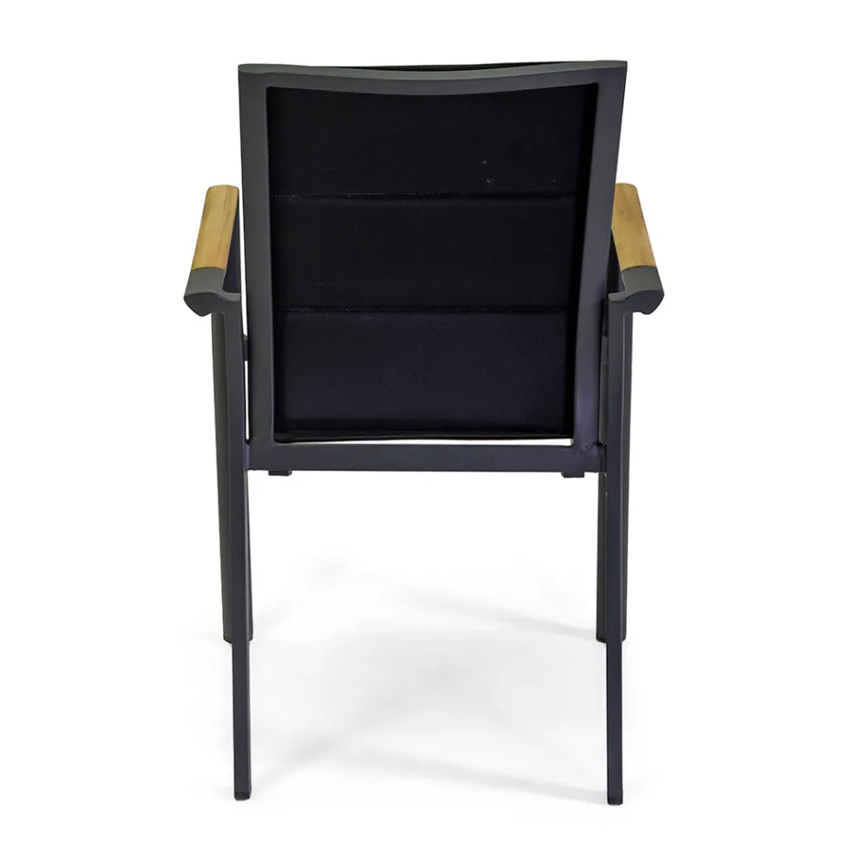 Outdoor Chair in Aluminum with Double Layer Textilene - Excursion Viadurini