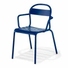 Outdoor Stackable Aluminum Chair Made in Italy, 4 Pieces - Ulyssa Viadurini