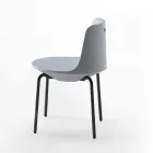 Outdoor Chair in Polyethylene and Aluminum Made in Italy 2 Pieces - Rizia Viadurini