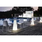 Outdoor Chair in Polyethylene and Aluminum Made in Italy 2 Pieces - Rizia Viadurini