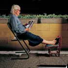 Stackable Garden Chair in Steel Modern Design Made in Italy - Boston Viadurini