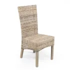 Garden Chair in Natural Fiber by Kubù - Flavio Viadurini