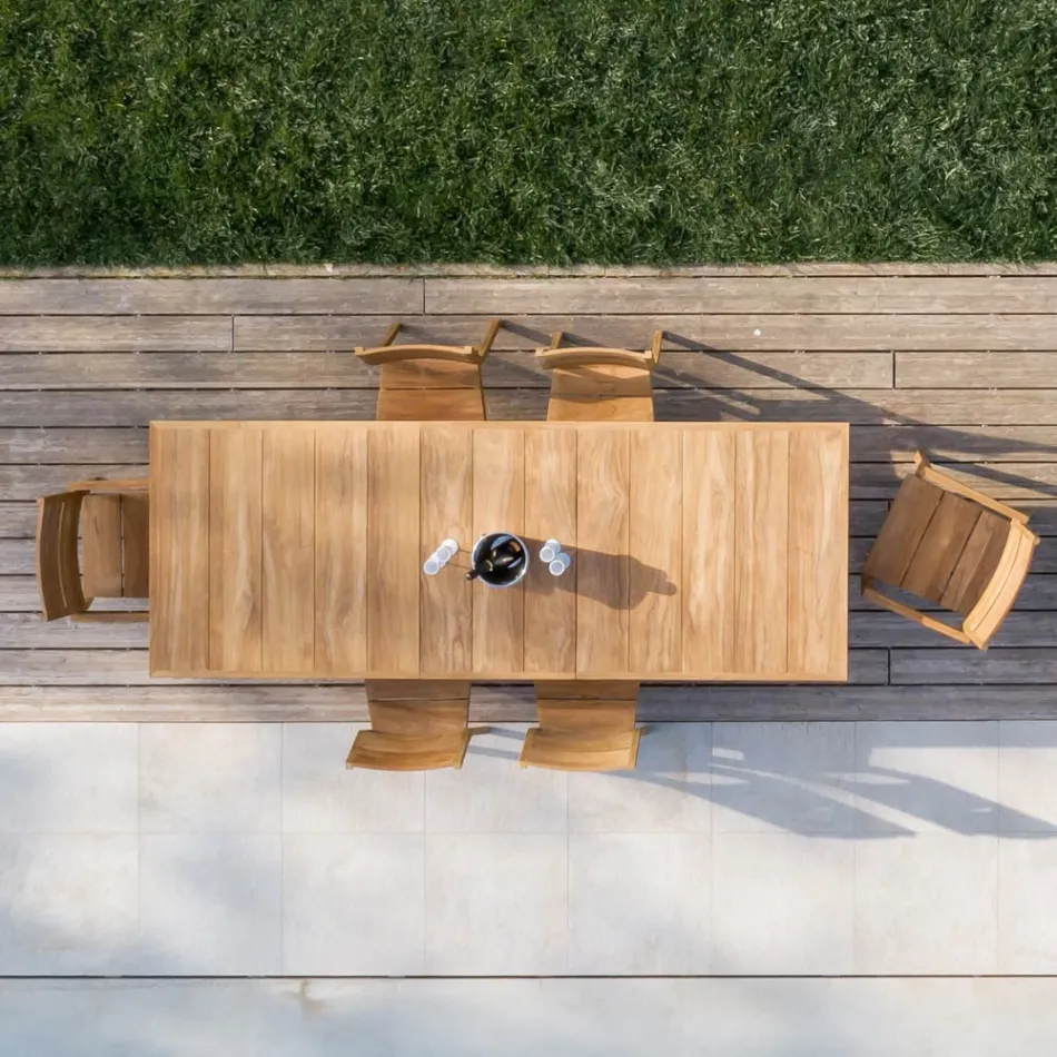 Garden Chair in Teak Wood - Marie Viadurini