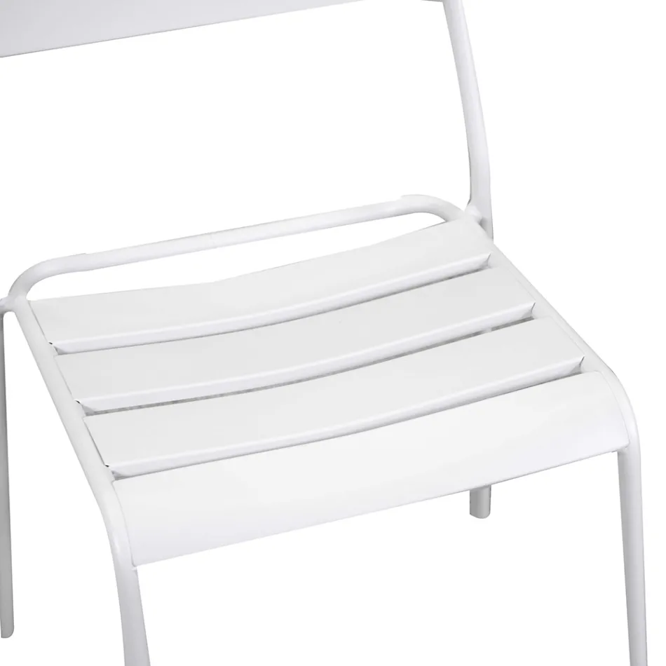 Garden Chair Made Entirely of Metal - Ribbon Viadurini