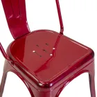 Indoor and Outdoor Chair Made of Iron in Different Colors - Stationery Viadurini