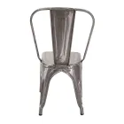 Indoor and Outdoor Chair Made of Iron in Different Colors - Stationery Viadurini