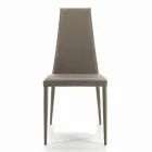 Indoor Chair Fully Padded and Upholstered Made in Italy - Trieste Viadurini