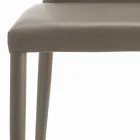 Indoor Chair Fully Padded and Upholstered Made in Italy - Trieste Viadurini