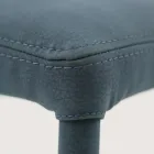 Dining Chair Fully Upholstered in Faux Leather Made in Italy - Eloi Viadurini