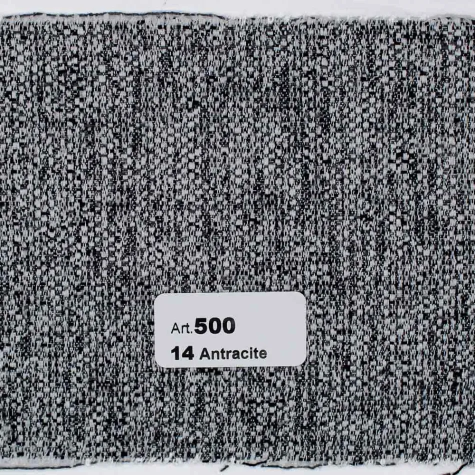 Dining Chair Fully Upholstered in Fabric Made in Italy - Roslin Viadurini