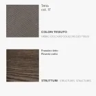 Dining Chair with Fabric Seat and Ash Structure - Aisha Viadurini