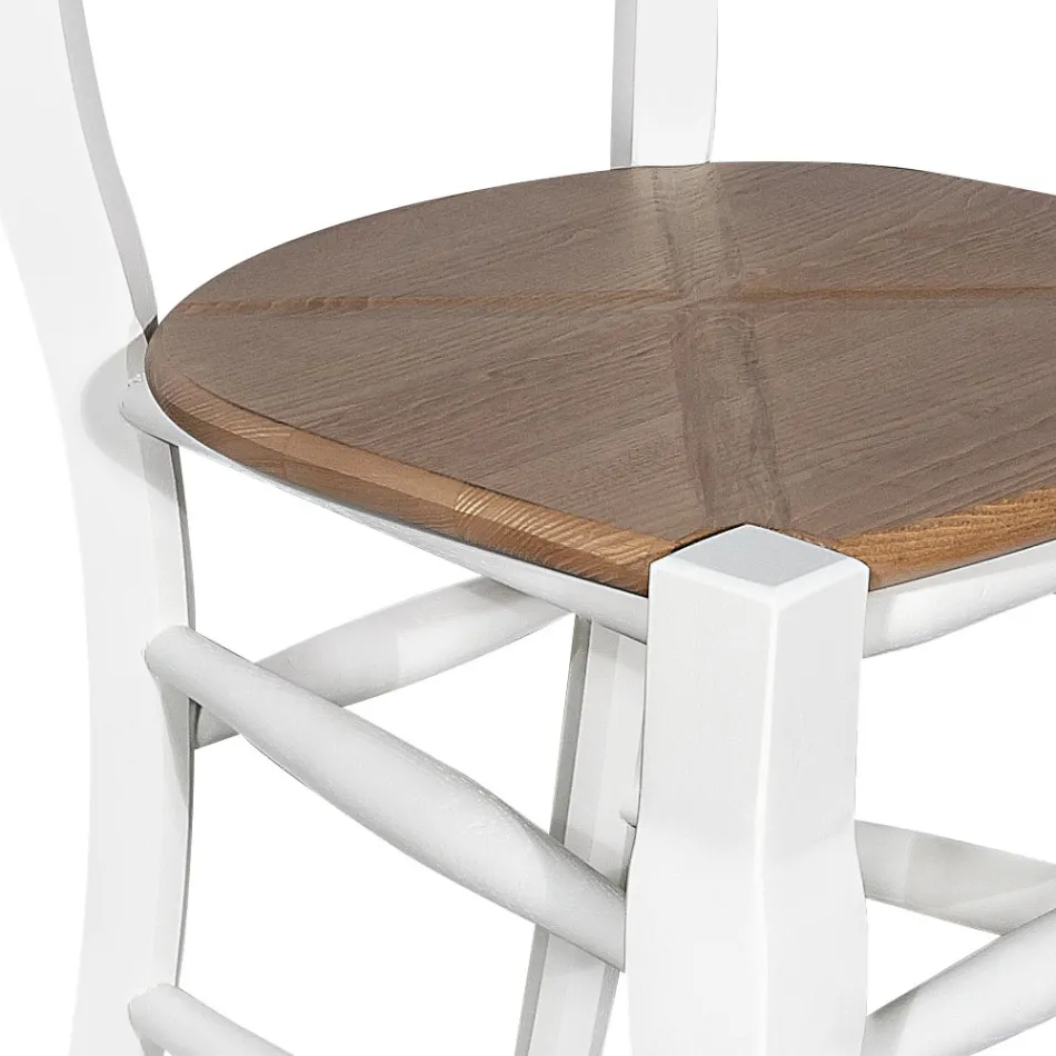 Dining Chair with Beech Structure and Ash Seat Made in Italy - Winnie Viadurini
