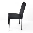 Fabric Dining Chair with High Backrest Made in Italy - Orietta Viadurini