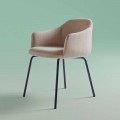 Modern Dining Room Chair of Colorful Design Made in Italy - Cloe