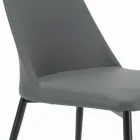 Living Room Chair with Steel or Wood Legs Made in Italy - Florence Viadurini