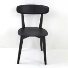 Living Room Chair in Ash Wood Made in Italy - Eryn Viadurini