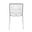 Living Room Chair in Plexiglass and Iron Made in Italy, 2 Pieces - Pumbaa Viadurini