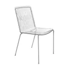 Living Room Chair in Plexiglass and Iron Made in Italy, 2 Pieces - Pumbaa Viadurini