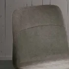 Modern living room chair in fabric and metal made in Italy, Egypt Viadurini