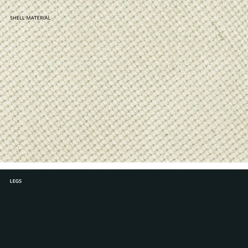 Modern living room chair in fabric and metal made in Italy, Egypt Viadurini