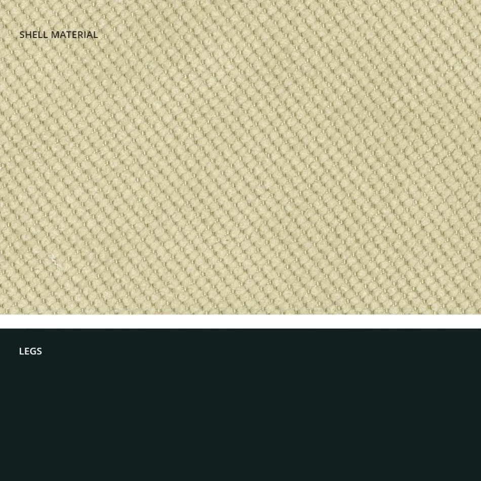 Modern living room chair in fabric and metal made in Italy, Egypt Viadurini