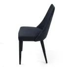 Living Room Chair Upholstered with Teknofibra Made in Italy - Stinco Viadurini