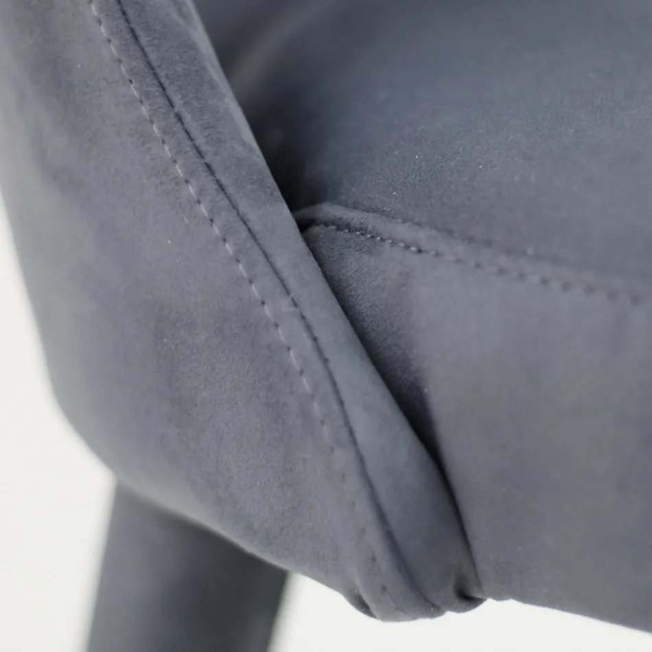 Living Room Chair Upholstered with Teknofibra Made in Italy - Stinco Viadurini