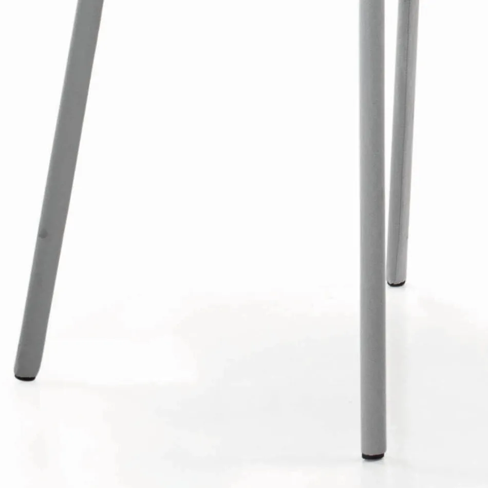 Living Room Chair Upholstered and Lacquered Legs Made in Italy - Catania Viadurini