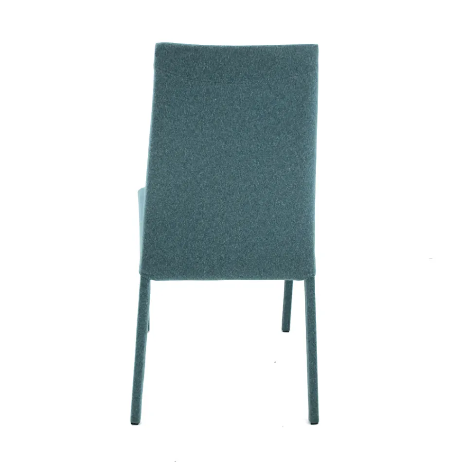 Living Room Chair Covered in Fabric Made in Italy - Roslin Viadurini