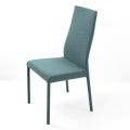 Living Room Chair Covered in Fabric Made in Italy - Roslin