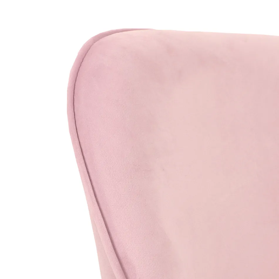 Office Chair Metal Base and Fabric Seat - Anguilla Viadurini