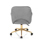 Office Chair Metal Base and Fabric Seat - Anguilla Viadurini