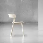 High Quality Chair in Ash Wood Made in Italy, 2 Pieces - Oslo Viadurini