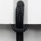 Luxury Chair with Armrests in Bleached Beech and Rope Made in Italy - Nora Viadurini