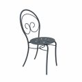 Stackable Outdoor Chair in Metal Made in Italy, 2 Pieces - Authority