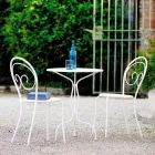 Stackable Outdoor Chair in Metal Made in Italy, 2 Pieces - Authority Viadurini