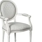 Beech Chair Padded with Foam Rubber Made in Italy - Occhio Viadurini