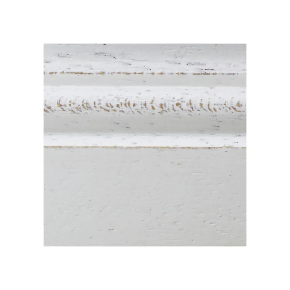 Chair in White Gleaned Wood and Juma Beige Fabric Made in Italy - Diamante Viadurini