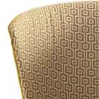 Modern upholstered solid wood chair Grilli York made in Italy, 2 pieces Viadurini