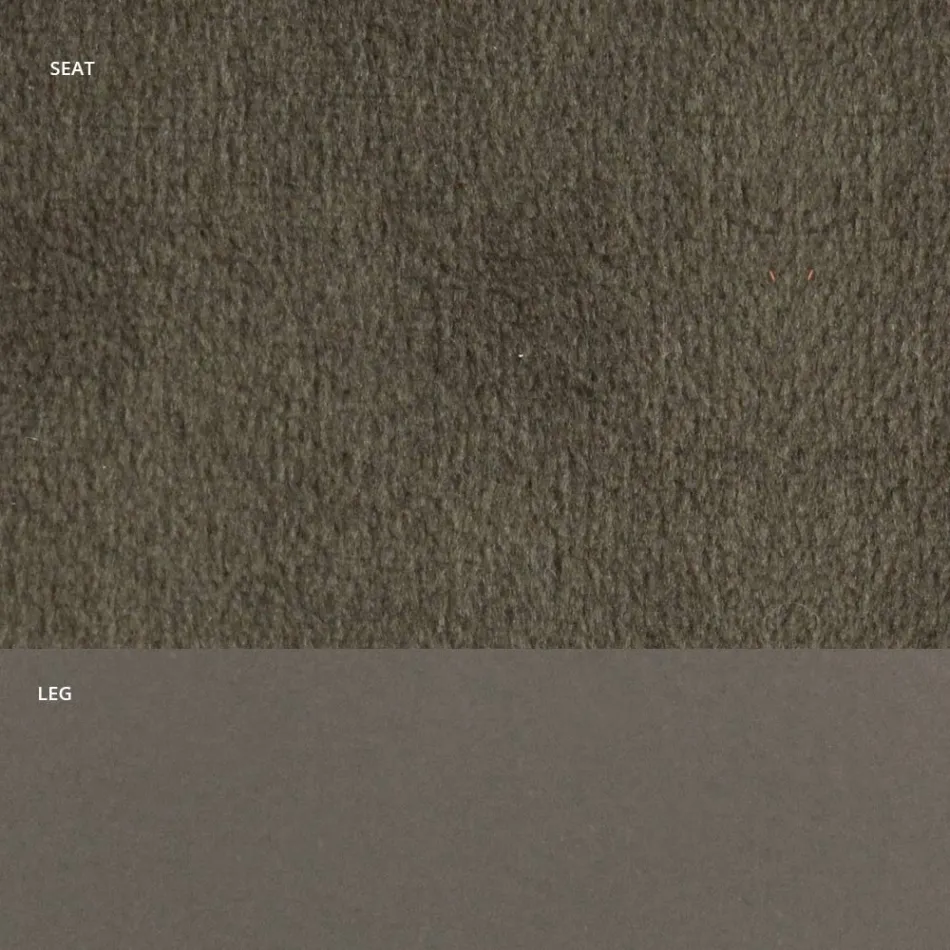 Chair in Velvet and RAL Lacquered Steel Made in Italy 4 Pieces - Mariapina Viadurini