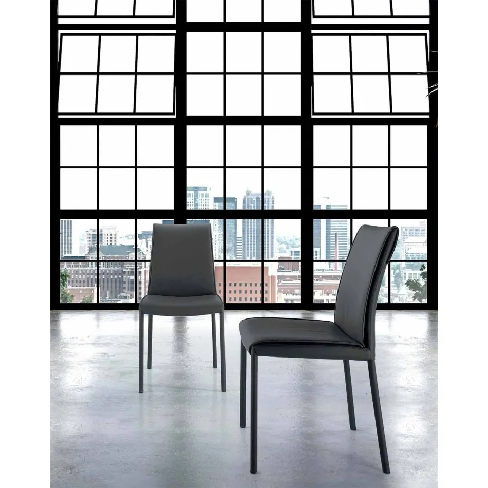 Modern Padded and Upholstered Living Chair Made in Italy – Monnalisa Viadurini