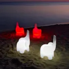 Luminous Child's Chair, Rechargeable RGBW Led, 2 Pieces - Tino by Myyour Viadurini
