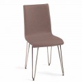 Modern chair faux leather or leather for dining room or kitchen Maha
