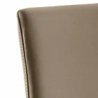 Abbie faux leather design dining chair, made in Italy Viadurini