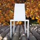 Designer Dining Room Chair Covered in Leather Made in Italy - Sissy Viadurini