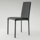 Faux Leather Dining Chair Made in Italy, 2 Pieces - Mawi Viadurini