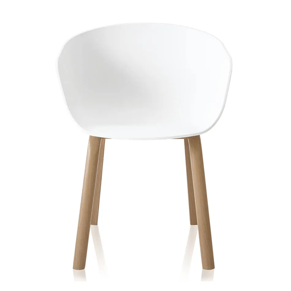 Dining Room Chair in Polypropylene and Metal 4 Pieces - Severina Viadurini